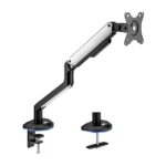 Aisens Supporto da tavolo RGB Gaming con contrappeso girevole e inclinabile per monitor/TV 9 kg (3 perni - 1 braccio) da 17-32" - Colori vari