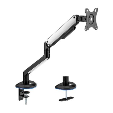 Aisens Supporto da tavolo RGB Gaming con contrappeso girevole e inclinabile per monitor/TV 9 kg (3 perni - 1 braccio) da 17-32" - Colori vari
