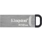 Kingston DataTraveler Kyson Memoria USB 512 GB - 3.2 Gen 1 - 200 MB/s in lettura - Design metallico - Colore argento (pendrive)