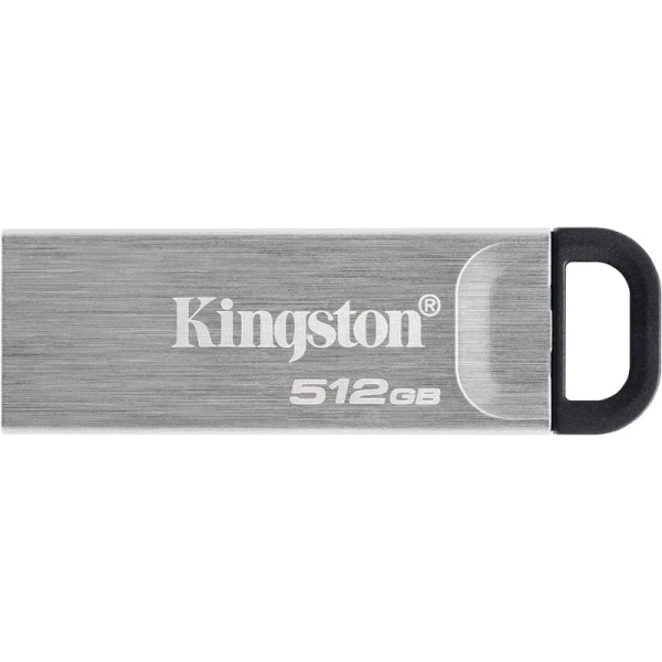 Kingston DataTraveler Kyson Memoria USB 512 GB - 3.2 Gen 1 - 200 MB/s in lettura - Design metallico - Colore argento (pendrive) Kingston DataTraveler Kyson Memoria USB 512 GB - 3.2 Gen 1 - 200 MB/s in lettura - Design metallico - Colore argento (pendrive)