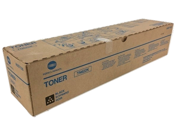Konica Minolta TN622K Nero Cartuccia toner originale - A5E7151 Konica Minolta TN622K Nero Cartuccia toner originale - A5E7151