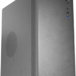Tacens NOVAX NOVAX550BR Mini Torre Ultra Compatta - Struttura Metallica - Alimentatore 550W Bronze - Ventola Posteriore - Supporto MicroATX/Mini-ITX - USB 3.0 - Colore Nero