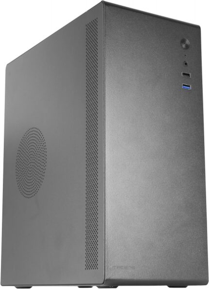 Tacens NOVAX NOVAX550BR Mini Torre Ultra Compatta - Struttura Metallica - Alimentatore 550W Bronze - Ventola Posteriore - Supporto MicroATX/Mini-ITX - USB 3.0 - Colore Nero