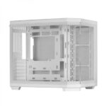 Mars Gaming CUSTOM MC-3TCORE Case Gaming - Triplo vetro temperato - Supporto per 10 ventole - Schede madri con connettore inverso - USB-C - Filtri antipolvere magnetici - Colore bianco