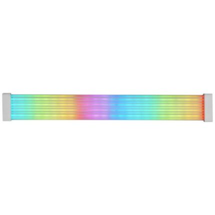 Mars Gaming MCA-16X/MCA-24X Striscia di illuminazione RGB - Effetti personalizzabili - Silicone resistente - Compatibile con PCIe e 24 pin - Basso consumo 5V 0