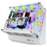 Mars Gaming MCB Case PC personalizzato - Capacità XL - Supporto raffreddamento a liquido - Struttura modulare a doppia camera - Fino a 10 ventole - Colore bianco