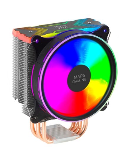Mars Gaming MCPUXU9 Dissipatore CPU - Doppia torre - Ventilatori ibridi ultrasilenziosi - 9 heatpipe in rame - HCT Ultra fino a 400W TDP - Nero - Colore Nero