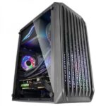 Mars Gaming MC-S2 Case compatto da gaming - Ventilatori FRGB - Flusso d'aria ottimale - Finestra laterale completa - Compatibile con Micro-ATX/Mini-ITX - Colore nero
