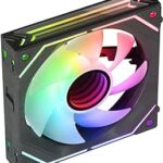 Mars Gaming MF-LINKFINITY Ventola modulare PWM - Illuminazione Infinity Mirror 360° - Connessione modulare LINKFINITY - Controllo PWM - Installazione semplice - Colore nero