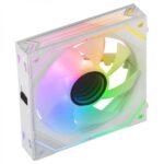 Mars Gaming MF-LINKFINITY Ventola modulare PWM - Illuminazione Infinity Mirror 360° - Connessione modulare LINKFINITY - Controllo ARGB dinamico - Colore bianco