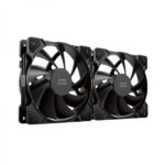 Mars Gaming MF-PWMX2 Ventola - Ventilazione superiore - Silenzio assoluto - Tecnologia FDB - Guarnizioni antivibrazioni - Sistema PWM regolabile - Colore nero