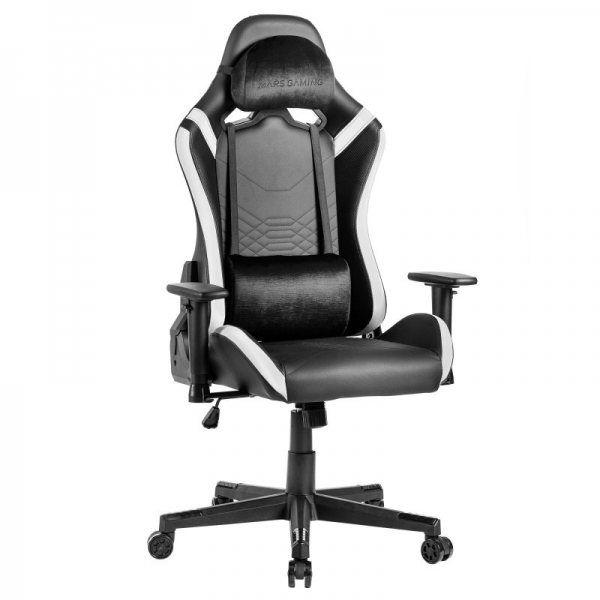 Mars Gaming MGC-PRO Sedia da gaming - Pelle PU - Cuscini Soft-Touch - Braccioli 2D - Schienale reclinabile 135º - Supporta 150 kg - Base in acciaio - Ruote XL - Colore nero Mars Gaming MGC-PRO Sedia da gaming - Pelle PU - Cuscini Soft-Touch - Braccioli 2D - Schienale reclinabile 135º - Supporta 150 kg - Base in acciaio - Ruote XL - Colore nero