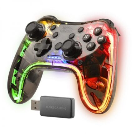 Mars Gaming MGP-24 Controller wireless - Connessione 2.4GPRO - Doppia vibrazione tattile - 20 pulsanti tattili - Compatibilità multipiattaforma - Colori vari