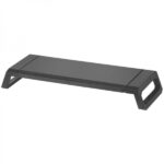 Mars Gaming MGS-PRO Supporto per monitor - Ergonomia ottimale - Supporto per smartphone/tablet - Cassetto portaoggetti - Dimensioni regolabili - Colore nero