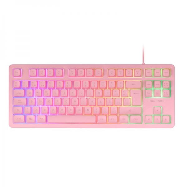 Mars Gaming MK023 Tastiera da gioco - Tecnologia H-Mech RED - Illuminazione FRGB - Anti-Ghosting - Compatibilità universale - Struttura robusta - Colore rosa Mars Gaming MK023 Tastiera da gioco - Tecnologia H-Mech RED - Illuminazione FRGB - Anti-Ghosting - Compatibilità universale - Struttura robusta - Colore rosa