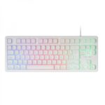 Mars Gaming MK023 Tastiera da gioco - Tecnologia H-Mech RED - Illuminazione FRGB - Anti-Ghosting - Compatibilità universale - Struttura robusta - Colore bianco