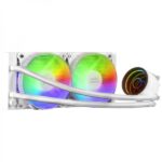 Mars Gaming ML-ONE240 Kit di raffreddamento a liquido - Potenza 400W - Specchio infinito FRGB - Pompa OPTI-CHAMBER - Ventilatori silenziosi FDB - Compatibilità universale - Colore bianco
