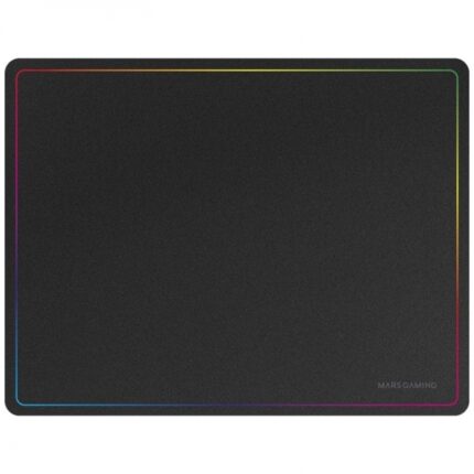 Mars Gaming Tappetino da gioco in nanotessuto - Scorrimento fluido - Effetto arcobaleno - Base antiscivolo - Elevata durata - Colore nero