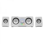 Mars Gaming MSX MS22 Sistema audio - Potenza 35 W - Sistema 2.2 con 4 driver - DSP avanzato - Effetto RGB Flow - Connettore jack universale - Colore bianco