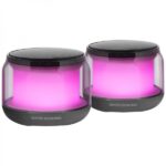 Mars Gaming MS-AURA Altoparlanti Bluetooth RGB - Suono avvolgente 15W - DSP personalizzato - Illuminazione RGB 360º - Bluetooth 5.3 - Connessione Jack - Controllo intuitivo - Colore nero