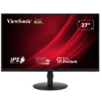 Monitor Viewsonic 27" VG2708A LED IPS FullHD - 16:9 - VGA - HDMI - DisplayPort - USB - Altoparlanti - Regolabile in altezza - Colore nero