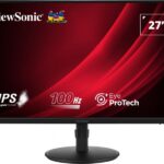Monitor Viewsonic 27" VG2708A-MHD LED IPS FullHD - 16:9 - VGA - HDMI - DisplayPort - Altoparlanti - Regolabile in altezza - Colore nero
