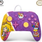 PowerA Controller con cavo Enhanced per Nintendo Switch - Princess Peach Battle