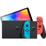 Console Nintendo Switch Oled Neon - Include base e 2 controller Joy-Con - Colore blu/rosso