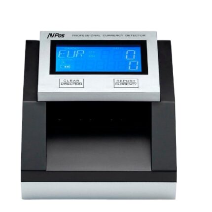 AVPos AVP-DT35G Contabancnote - Conta il numero di banconote e il valore totale - Sterline e euro - Alta velocità di conteggio - Colore nero