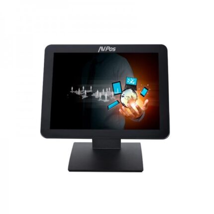 AVPos AVPos-T17 Monitor touchscreen da 17 pollici - Schermo True Flat capacitivo a 10 punti - 1280x1024 - 400CD/M2 - VGA - Colore nero