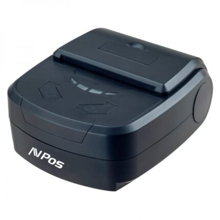 AVPos AVP-MP800R Stampante termica portatile per biglietti - Rinforzata - 80 mm - Velocità 70 mm/s - Custodia protettiva - BT e USB - Colore nero