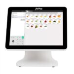 AVPos POS K5000 Alluminio 15 Touchscreen Bianco - I7 - 8 GB di memoria - SSD 128 GB - VGA e HDMI - Colore bianco
