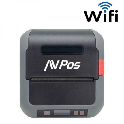 AVPos AVP-MLP900W Stampante termica portatile per etichette con custodia - Risoluzione 203 DPI - Velocità 70 mm/s - USB e Wi-Fi - Colore nero