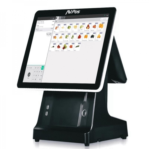 AVPos POS K6000 15 Touchscreen - Stampante integrata - 2° schermo 9 AVPos POS K6000 15 Touchscreen - Stampante integrata - 2° schermo 9