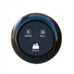 AVPos AVP-AC-3B-WP Segnalatore per camerieri - 3 funzioni - Supporto pubblicitario - Colore nero