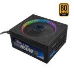 Coolbox Energy-G Alimentatore 80 Plus Gold Modulare 850W ATX 3.0 RGB - Connettore PCIe 6 + 2 pin - ARGB - Ventola 140mm