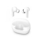 Energy Sistem Auricolari ANC -30dB - Quad Mic - Bluetooth 5.4 - 25 ore di autonomia - IPX4 - Plastica riciclata - Colore bianco