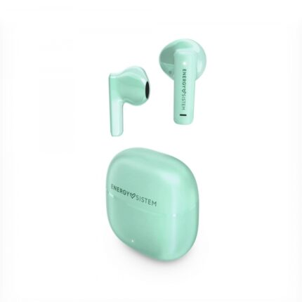 Energy Sistem StreetMusic Cuffie True Wireless - Bluetooth 5.4 - Bassi profondi - 20 ore di autonomia - Materiali riciclati - Assistente vocale integrato - Colore verde