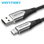 Cavo Micro USB reversibile Vention - Ricarica rapida 3A - Trasmissione 480Mbps - Maggiore durata - Protezione della batteria - Colore grigio