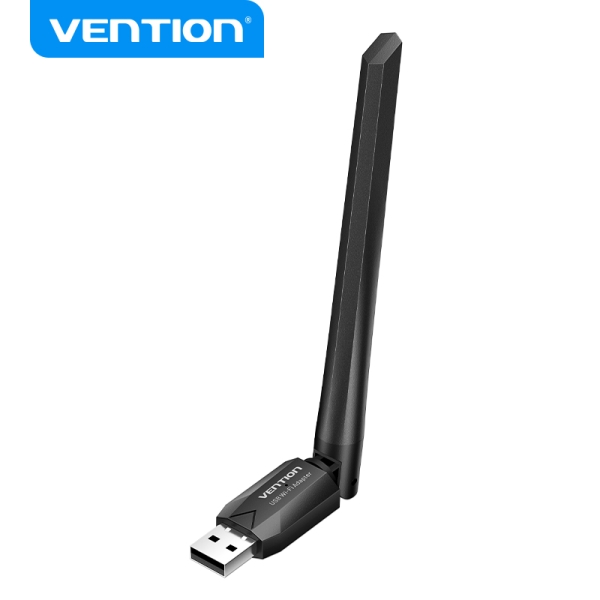 Vention Adattatore USB Wi-Fi AC650 Dual Band - Alto guadagno - Connessione stabile - Facile installazione - Colore nero Vention Adattatore USB Wi-Fi AC650 Dual Band - Alto guadagno - Connessione stabile - Facile installazione - Colore nero