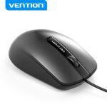 Vention KTA Mouse USB-A - 3 pulsanti - DPI 1200 - Materiali PVC e ABD - Colore nero