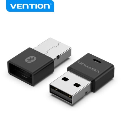 Vention NAHB0 Adattatore USB Bluetooth 5.3 - Audio 24 bit/192 kHz - Accoppiamento 5 dispositivi - Portata 20 m - Colore nero