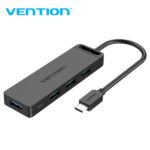 Hub USB C Vention a 4 porte - Alta velocità 5 Gbps - Compatibile OTG - Ampia compatibilità - Colore nero
