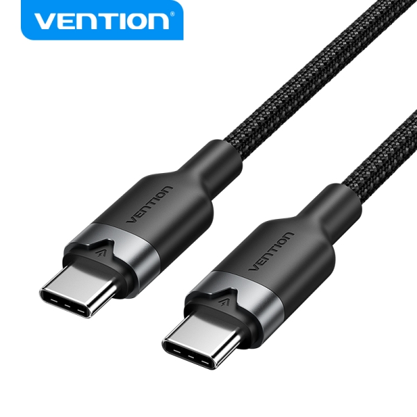 Cavo USB 2.0 Vention - Nichelato - 60 W - 3 A - 2 m - Colore nero Cavo USB 2.0 Vention - Nichelato - 60 W - 3 A - 2 m - Colore nero