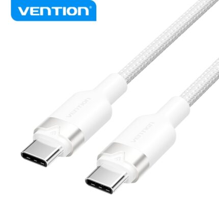 Cavo USB 2.0 nichelato Vention - 60 W - 3 A - 480 Mbps - PVC + alluminio - Colore bianco