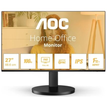 Monitor AOC 27" LED IPS FullHD 1080p 100Hz - Risposta 1ms - Angolo di visione 178° - Altoparlanti integrati - HDMI