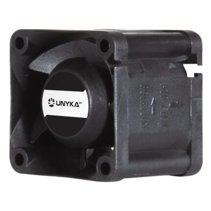 Ventola Unykach Server 40 mm a doppia sfera - Velocità massima 6000 giri/min - Connettore a 4 pin con controllo della temperatura - Colore nero