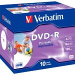 Verbatim Confezione da 10 DVD+R stampabili 16x 4