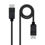 Nanocable Cavo Displayport 1.2 CCS DP/M-DP/M - Lunghezza 5 m - Supporta risoluzioni video fino a 4K - Colore nero