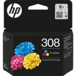 Cartuccia d'inchiostro originale HP 308 a colori - 7FP2UE